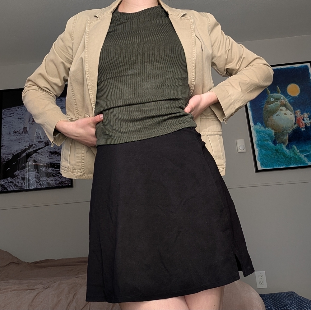 H&M Black Mini Skirt